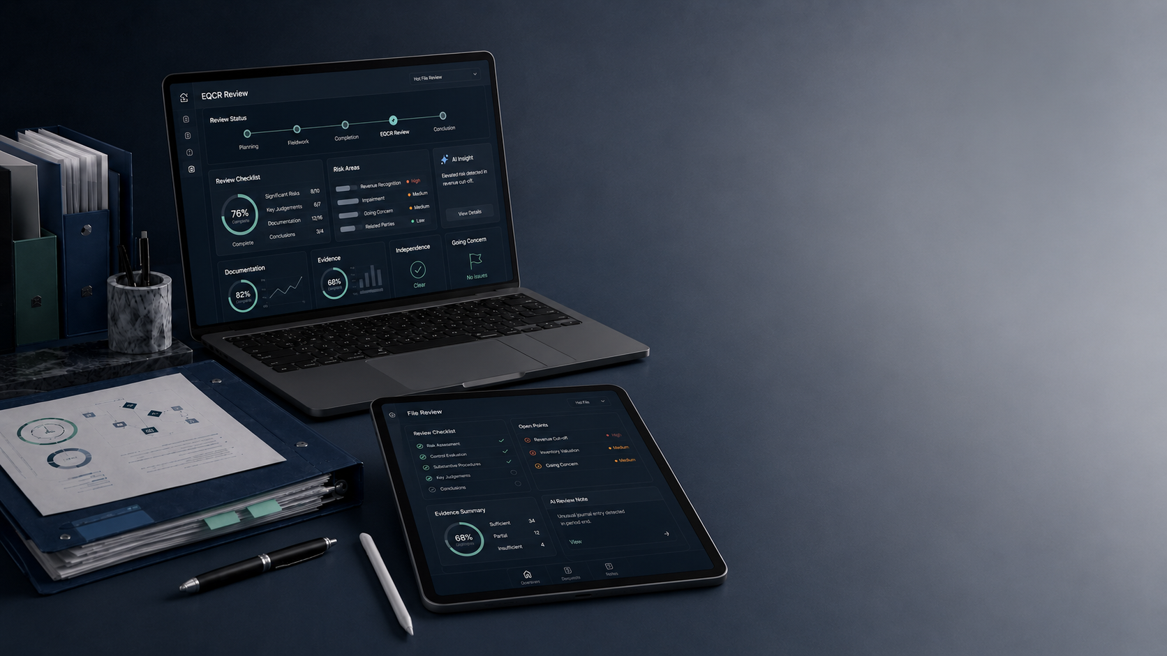 Audit quality, assurance and ISQM support dashboard